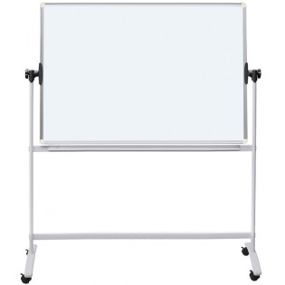 Tablica mobilna suchoś. -magn. OFFICE PRODUCTS, dwustronna, lakierowana, rama aluminiowa, regulacja kąta nachylenia, 200x100cm,