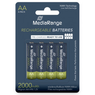 Akumulator MEDIARANGE AA, NiMH, 2000mAh, blister, 4 szt.