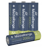 Akumulator MEDIARANGE AA, NiMH, 2000mAh, blister, 4 szt.