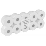 Rolki termiczne OFFICE PRODUCTS, 28mm x 30m, gr. 48 +/- 6, 10 szt., białe