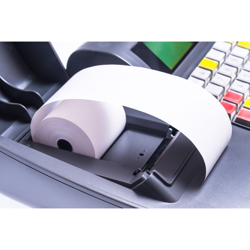 Rolki termiczne OFFICE PRODUCTS, 57mm x 80m, gr. 48 +/- 6, 6 szt., białe