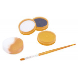 Farby do malowania twarzy JOVI Animal, 3x8ml, z pędzelkiem i gąbką, mix kolorów