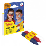 Kredki do malowania twarzy JOVI Adventure, 3x5,6g, 3 szt., mix kolorów