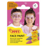 Kredki do malowania twarzy JOVI Fantasy, 3x5,6g, 3 szt., mix kolorów