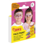 Kredki do malowania twarzy JOVI Fantasy, 3x5,6g, 3 szt., mix kolorów