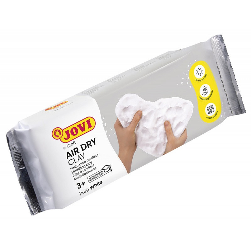 Glina samoutwardzalna JOVI, 500g, biała