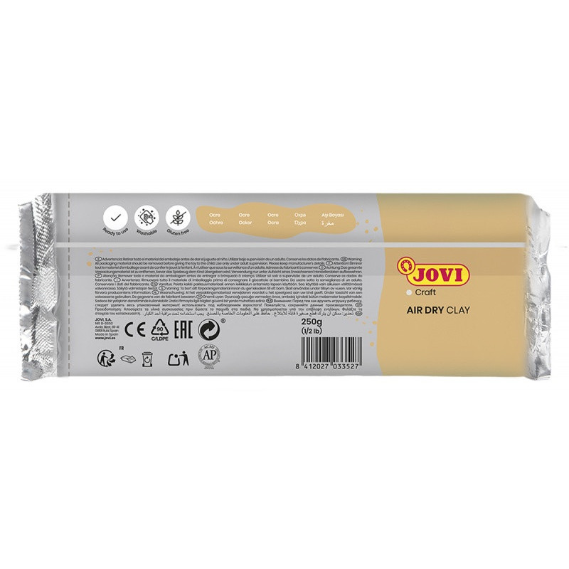 Glina samoutwardzalna JOVI, 250g, piaskowa (ochra)