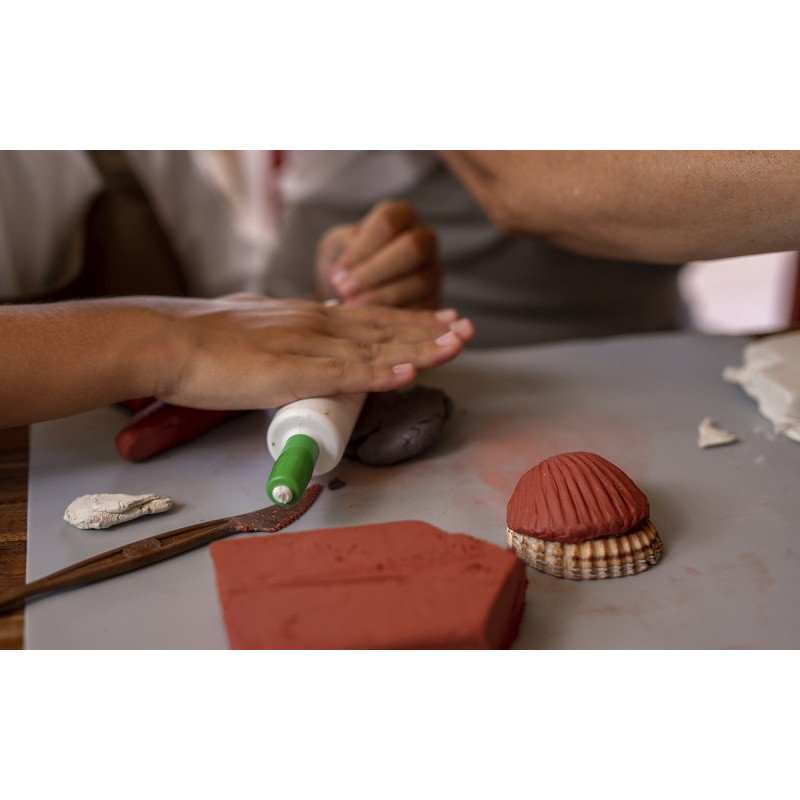 Glina samoutwardzalna JOVI, 1000g, ceglana (terracotta)