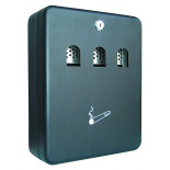 Popielniczka ścienna Q-CONNECT, 3l, czarna