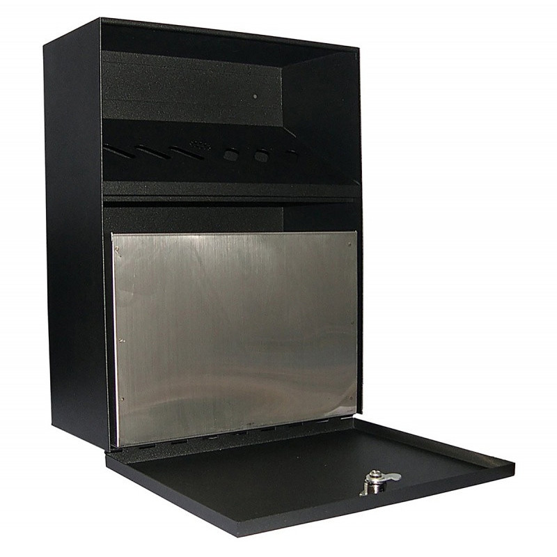 Popielniczka ścienna Q-CONNECT, 7l, czarna