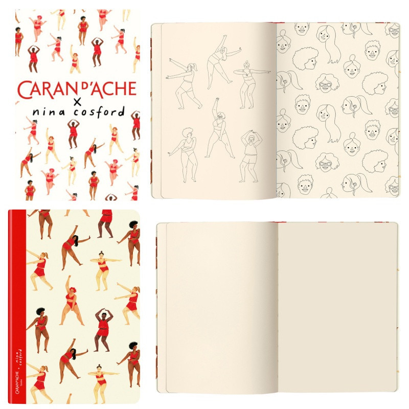 Szkicownik CARAN D'ACHE Nina Cosford, A5, beżowy