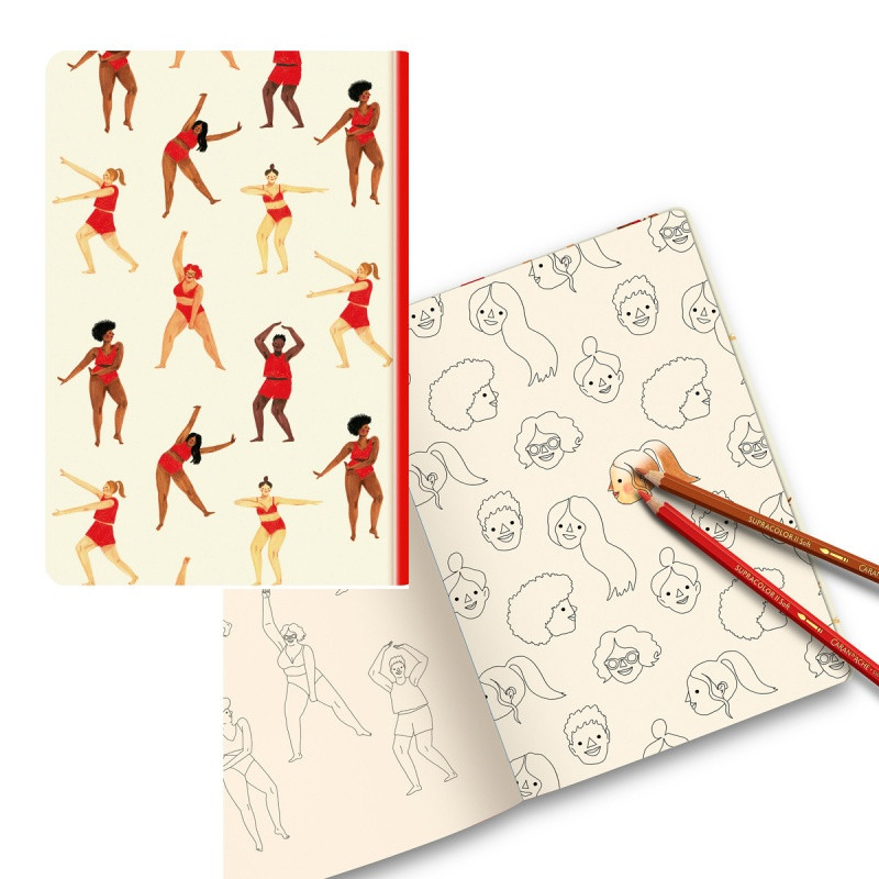 Szkicownik CARAN D'ACHE Nina Cosford, A5, beżowy