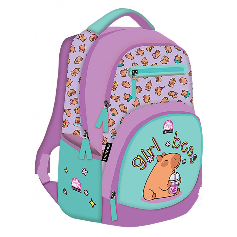 Plecak ICO Lizzy Lollipop Capybara, 27L, mix kolorów