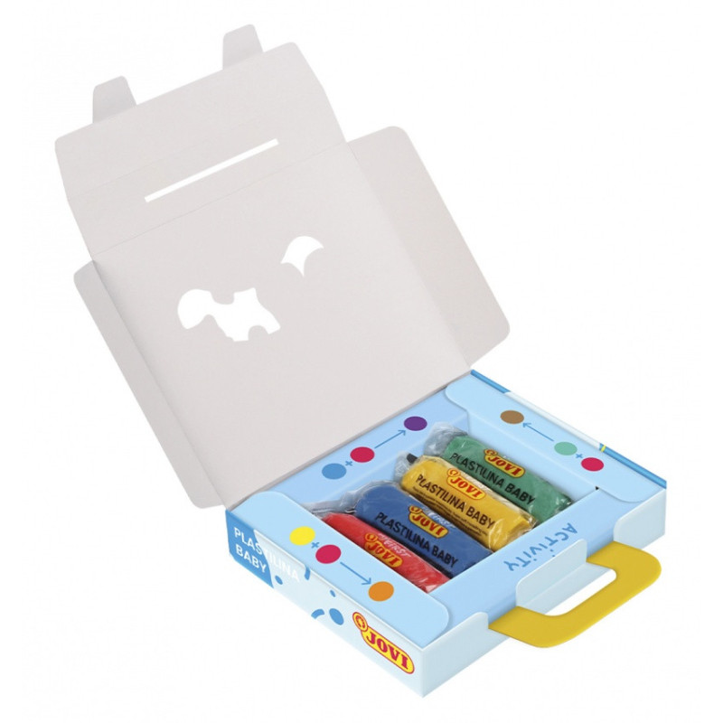 Zestaw plasteliny JOVI dla dzieci, 4x38g, mix kolorów