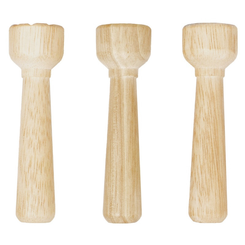 Stemple do plasteliny JOVI dla dzieci, zestaw 3 szt., mix kształtów, drewniane