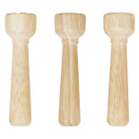 Stemple do plasteliny JOVI dla dzieci, zestaw 3 szt., mix kształtów, drewniane