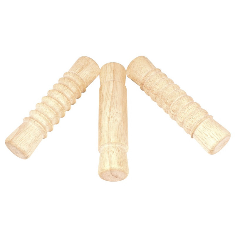 Wałki do plasteliny JOVI dla dzieci, zestaw 3 szt., mix kształtów, drewniane