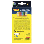 Zestaw plasteliny JOVI, 10x15g, 8 kolorów basic + 2 świecące w ciemności, mix kolorów