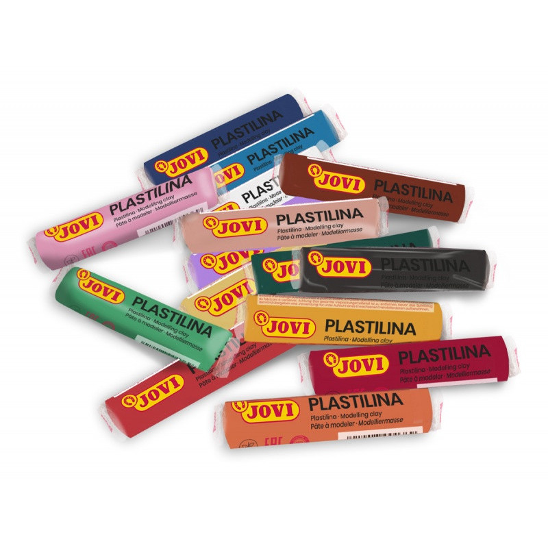 Zestaw plasteliny JOVI, 15x15g, mix kolorów