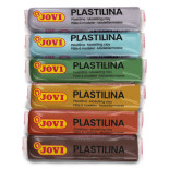 Zestaw plasteliny JOVI, 6x15g, kolory natury, mix kolorów