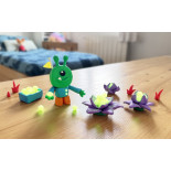 Zestaw plasteliny JOVI, 10x50g, 8 kolorów basic + 2 świecące w ciemności, mix kolorów