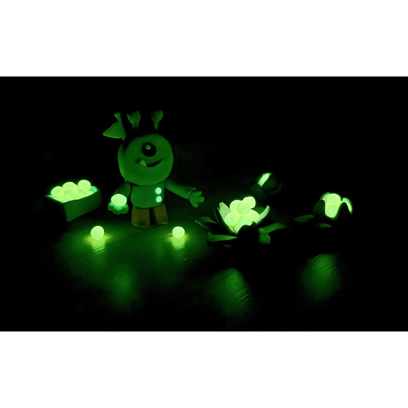 Zestaw plasteliny JOVI, 10x50g, 8 kolorów basic + 2 świecące w ciemności, mix kolorów