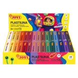 Display plasteliny JOVI, 30x50g, 2x15 kolorów, mix kolorów