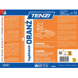 Neutralny płyn do mycia posadzek TENZI, Topefekt, zapach pomarańczy, Oranż, 1l