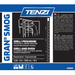Koncentrat do usuwania tłuszczu, sadzy, smoły TENZI, Gran Smog, 5l