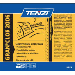 Koncentrat do mycia i dezynfekcji z aktywnym chlorem TENZI, Granclor 2006, 5l