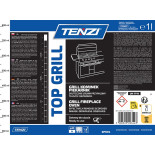 Płyn do czyszczenia przypaleń z grilli, piecyków i rusztów TENZI, Top Grill, 1l