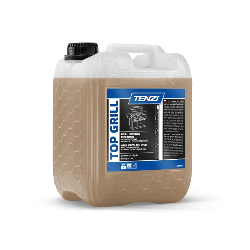 Płyn do czyszczenia przypaleń z grilli, piecyków i rusztów TENZI, Top Grill, 5l