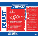 Koncentrat do usuwania śladów kamienia i rdzy TENZI, Derast, 10l