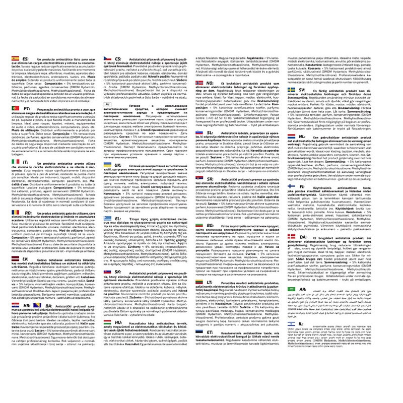 Środek elektroantystatyczny w sprayu TENZI, Antystat GT, 1l