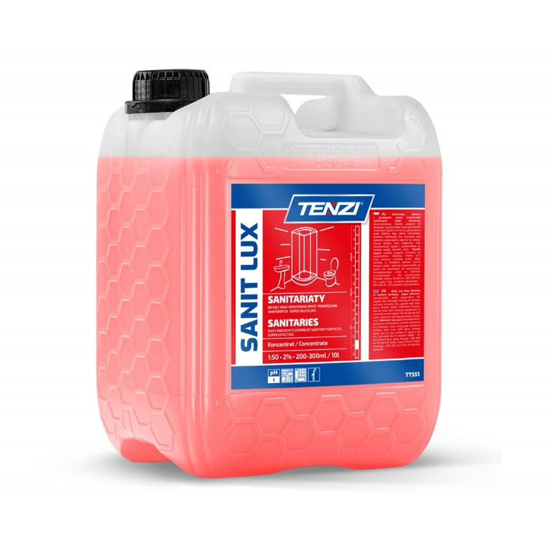 Koncentrat do gruntownego mycia powierzchni sanitarnych TENZI, Sanit Lux, 5l