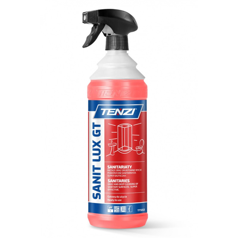 Płyn do bieżącego mycia powierzchni sanitarnych TENZI, Sanit Lux GT, 1l