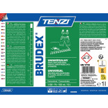 Uniwersalny płyn odtłuszczający do usuwania plam TENZI, Brudex, 1l