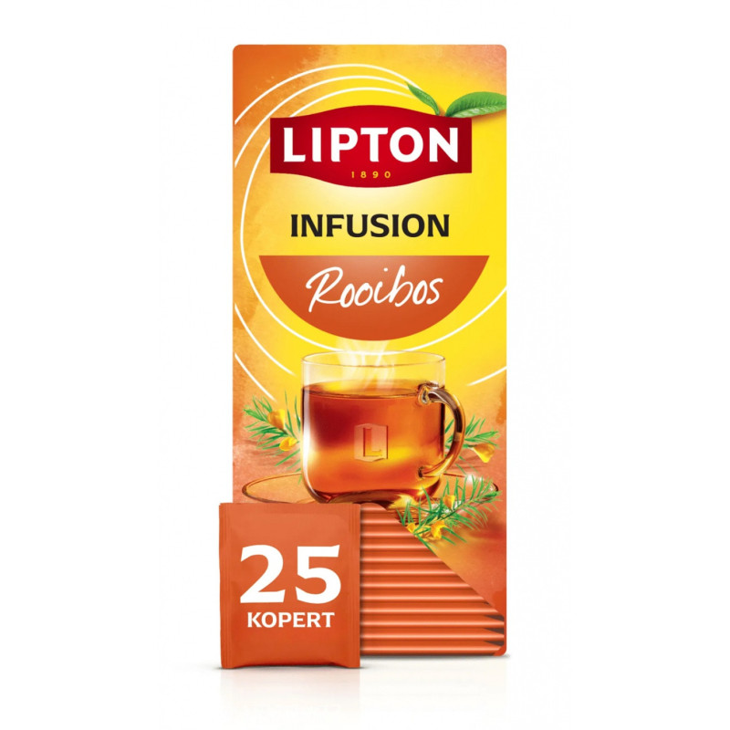 Herbata LIPTON Feel Good Selection, Relax, czerwonokrzew, 25 kopert