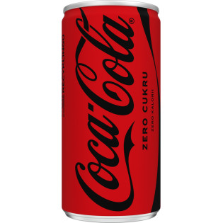 Coca-Cola Zero, puszka, 0,2l, kaucja