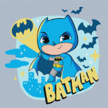 Malowanie po numerach IDEYKA, 25x25 cm, Batman: Bohater Ciemności, 1 szt.