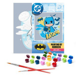 Malowanie po numerach IDEYKA, 25x25 cm, Batman: Bohater Ciemności, 1 szt.