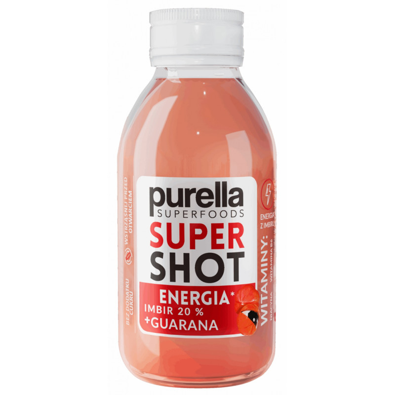 SuperShot PURELLA Energia, szkło, 100ml