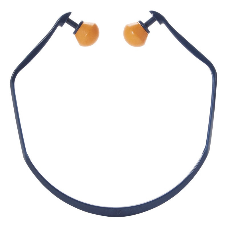 Opaska z zatyczkami do uszu 3M (1310C1), + 2 pary wymiennych wkładek, niebiesko-pomarańczowa