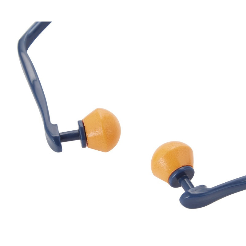 Opaska z zatyczkami do uszu 3M (1310C1), + 2 pary wymiennych wkładek, niebiesko-pomarańczowa