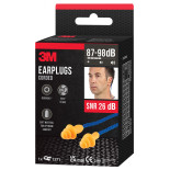 Zatyczki do uszu na sznurku 3M (1271C1), 1 para + etui, pomarańczowo-niebieskie