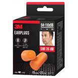 Zatyczki do uszu 3M (1100), stożkowe, 30 par, pomarańczowe