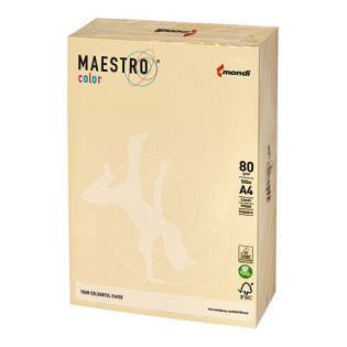 PAPIER KSERO KOLOR A4 80G KREMOWY MAESTRO CR20
