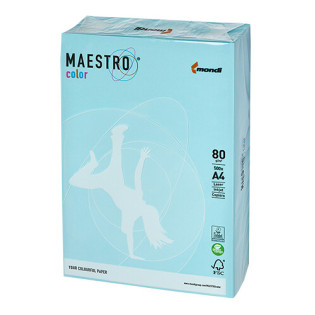 PAPIER KSERO KOLOR A4 80G NIEBIESKI MAESTRO MB30
