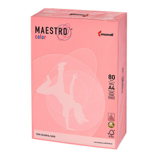 PAPIER KSERO KOLOR A4 80G RÓŻOWY MAESTRO NEOPINK