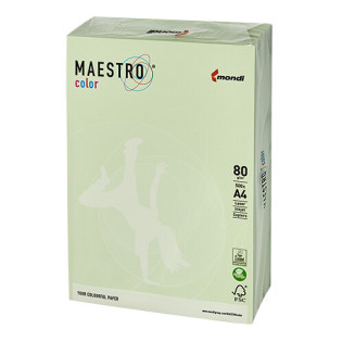 PAPIER KSERO KOLOR A4 80G ZIELONY MAESTRO GN27